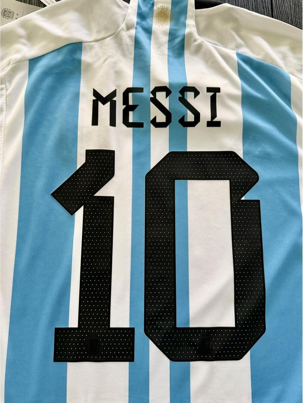 24 HOUR SALE Small Adidas Lionel Messi Argentina Qatar 2022 Stadium Version - Picture 5 of 5